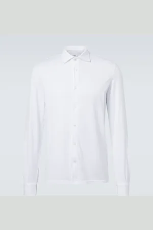 FEDELI Camisa Jason de jersey de algodón