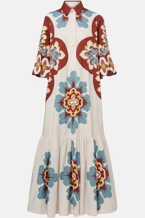 La DoubleJ Vestido camisero Artemis de algodón