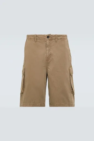 OUR LEGACY Shorts cargo Mount de algodón espigado