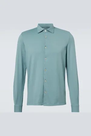 FEDELI Camisa Jason de jersey de algodón