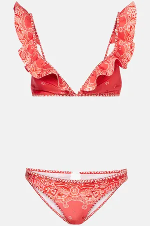 ZIMMERMANN Bikini Lucky con volantes
