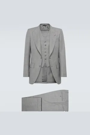 Tom Ford Traje de tres piezas Dyllan de lana y seda