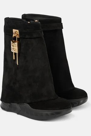Givenchy Botines Shark Lock Biker de ante