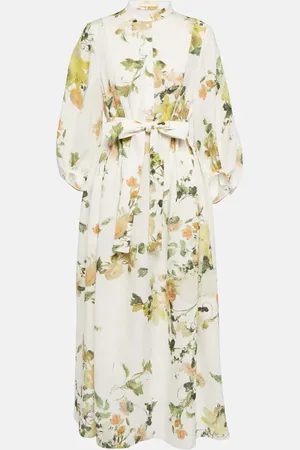 Erdem Vestido corto Wisteria de lino floral
