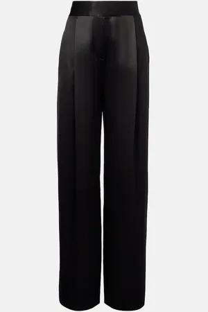 The Sei Pantalón ancho de charmeuse de seda