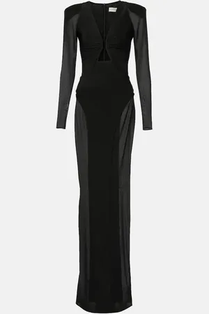 Ilkyaz Ozel Vestido de fiesta con abertura