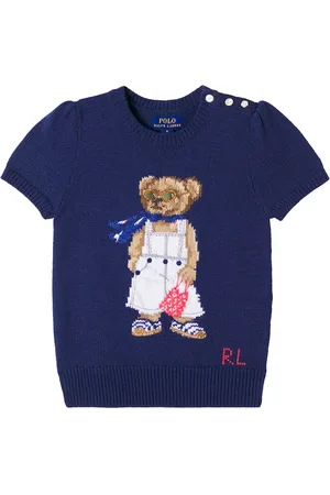 Ralph Lauren Top Polo Bear de algodón