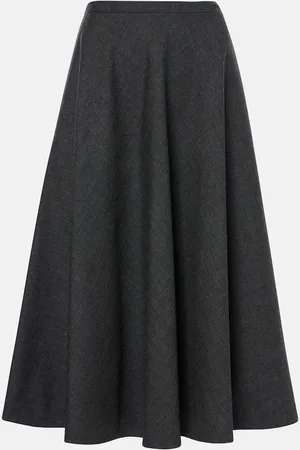 Gucci Falda midi de lana