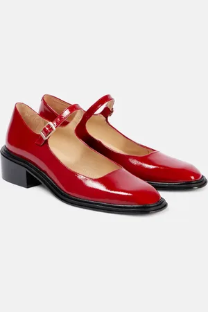 Souliers Martinez Salones Mary Jane Penelope de piel