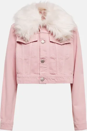 Ami Chaqueta denim con pelo sintético