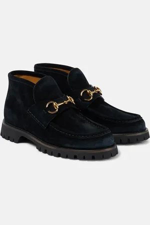 Gucci Botines de ante con Horsebit