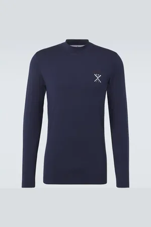 Brunello Cucinelli Camiseta de seda con logo