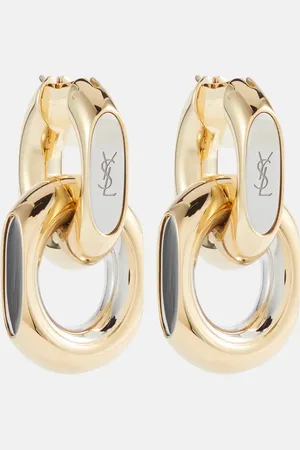 Saint Laurent Pendientes de aro Cassandre