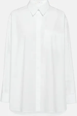 The Row Camisa Eleni de popelín de algodón