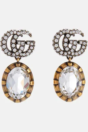 Gucci Pendientes GG con cristales