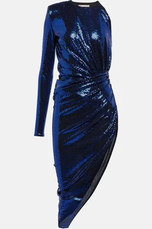 ALEXANDRE VAUTHIER Vestido corto asimétrico adornado