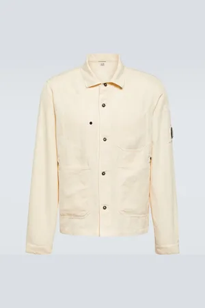 C.P. Company Sobrecamisa de algodón y lino