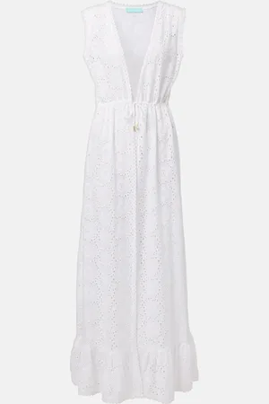 Melissa Odabash Vestido de playa Tessa floral bordado