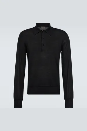 Tom Ford Polo de punto en cachemir y seda
