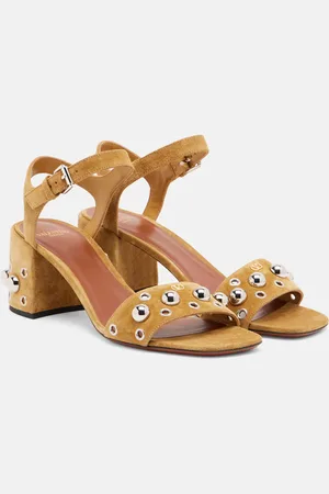 VALENTINO GARAVANI Sandalias Nellcôte 105 de ante con tachuelas