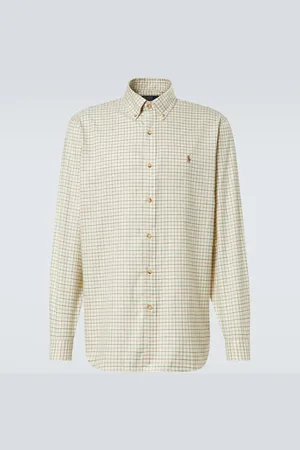 Ralph Lauren Camisa de algodón a cuadros
