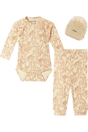 Mini Rodini Bebé - set de body, leggings y gorro