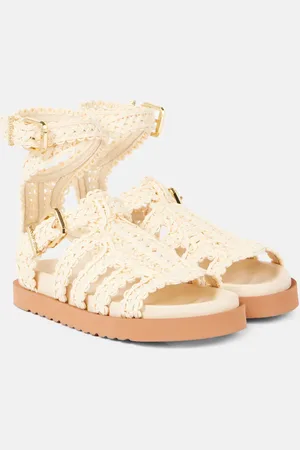 ZIMMERMANN Sandalias gladiador Goldie de rafia