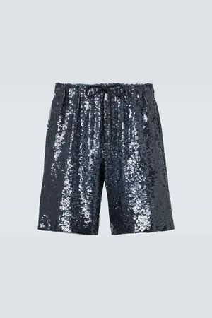 DRIES VAN NOTEN Bermudas con lentejuelas