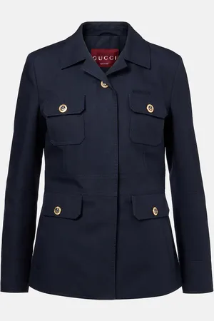 Gucci Chaqueta de lona de algodón