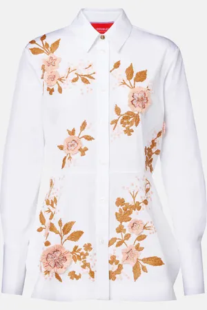 La DoubleJ Camisa Iris de popelín de algodón