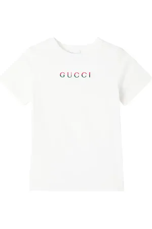 Gucci Camiseta de jersey de algodón con logo