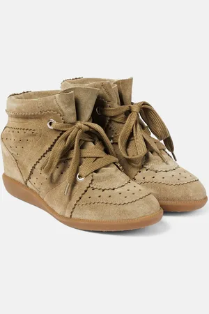Isabel Marant Zapatillas de cuña Bobby de ante