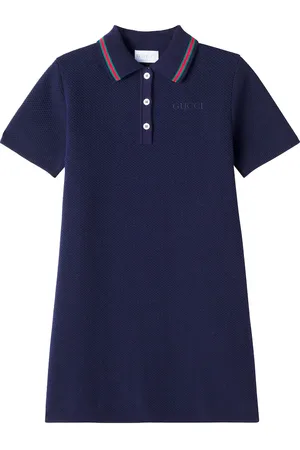Gucci Vestido en mezcla de algodón con Web