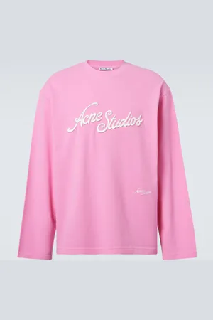 Acne Studios Camiseta de jersey de algodón con logo