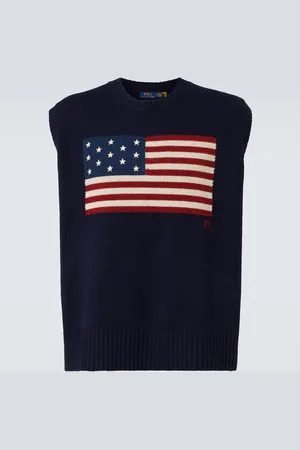 Ralph Lauren Chaleco de lana y algodón