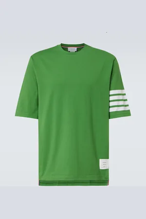 Thom Browne Camiseta de jersey de algodón con 4-Bar