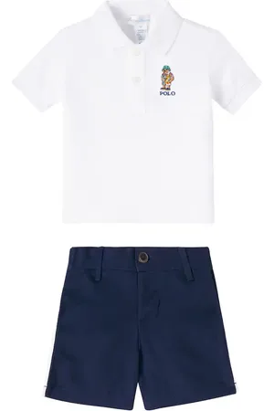 Ralph Lauren Bebé - set de polo y shorts Polo Bear