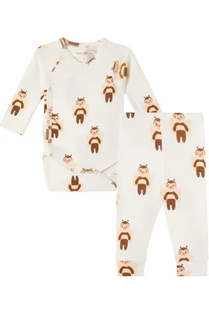 Mini Rodini Bebé - set de body y pantalones de algodón
