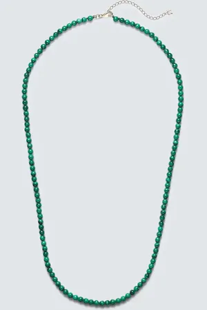 Mateo Collar de oro de 14 ct con malaquita