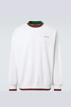 Gucci Sudadera en mezcla de algodón con logo