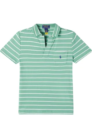 Ralph Lauren Polo de algodón y lino a rayas
