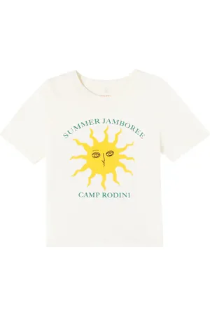 Mini Rodini Camiseta de algodón estampada