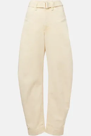 LEMAIRE Jeans barrel con cinturón
