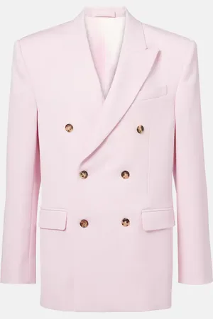 WARDROBE.NYC Blazer cruzado de lana virgen