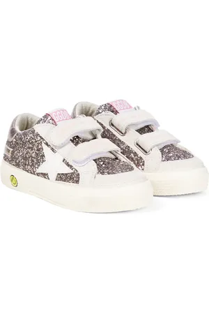 Golden Goose Zapatillas May School de ante y glitter