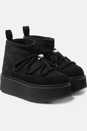 INUIKII Botines de piel con borrego