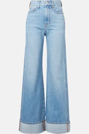 VERONICA BEARD Jeans anchos de tiro alto