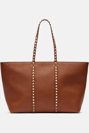 VALENTINO GARAVANI Tote Rockstud de piel