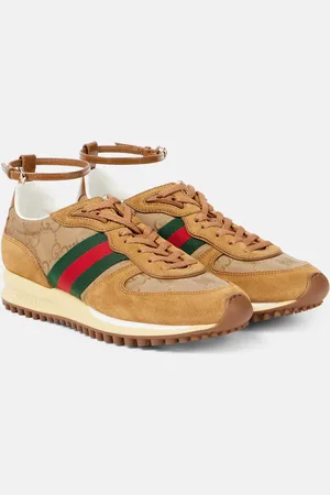 Gucci Zapatillas Re-Motion de ante con Web