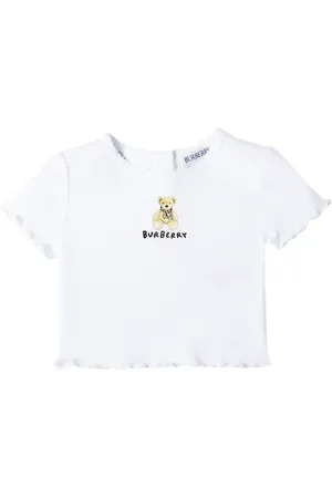 Burberry Bebé - camiseta de algodón estampada